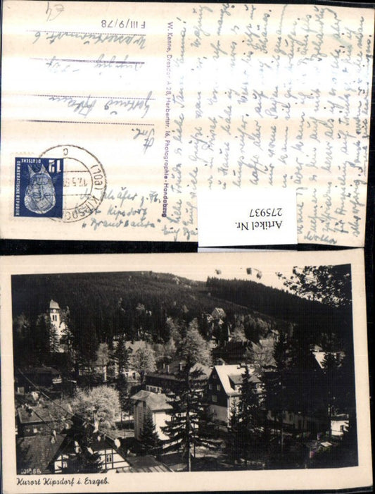 275937,Kipsdorf im Erzgebirge Teilansicht