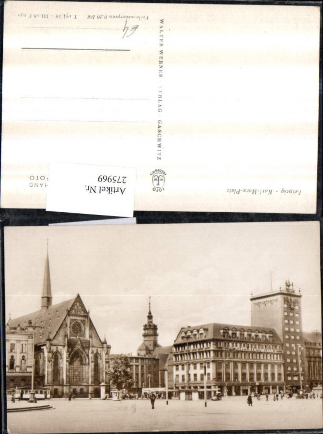275969, Leipzig Karl-Marx-Platz Church Street view