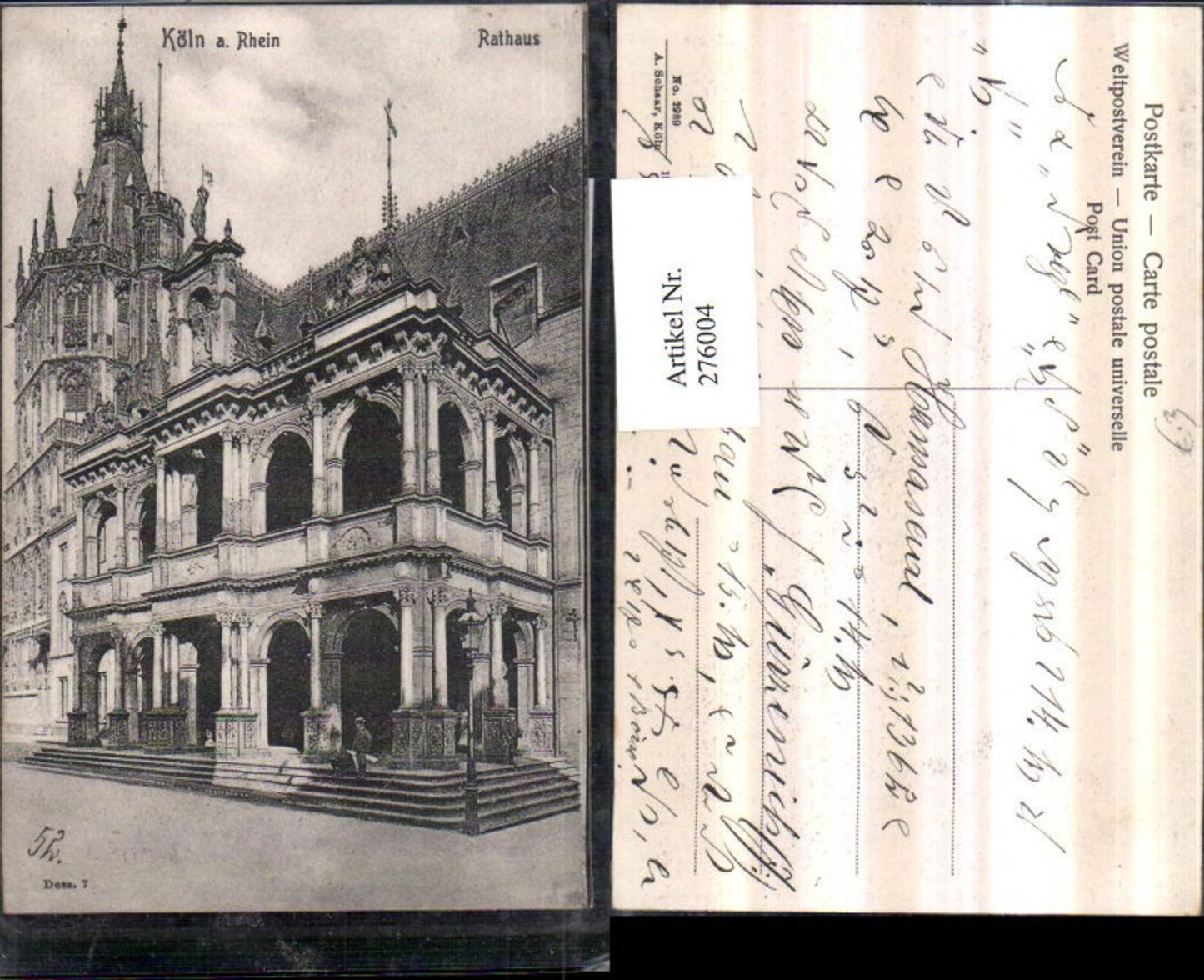 276004,Köln a. Rhein Rathaus
