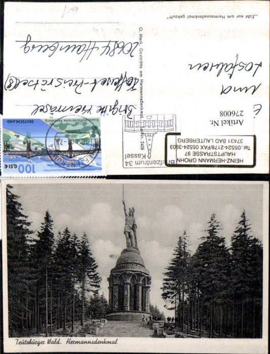 276008,Teutoburger Wald Hermannsdenkmal b. Detmold