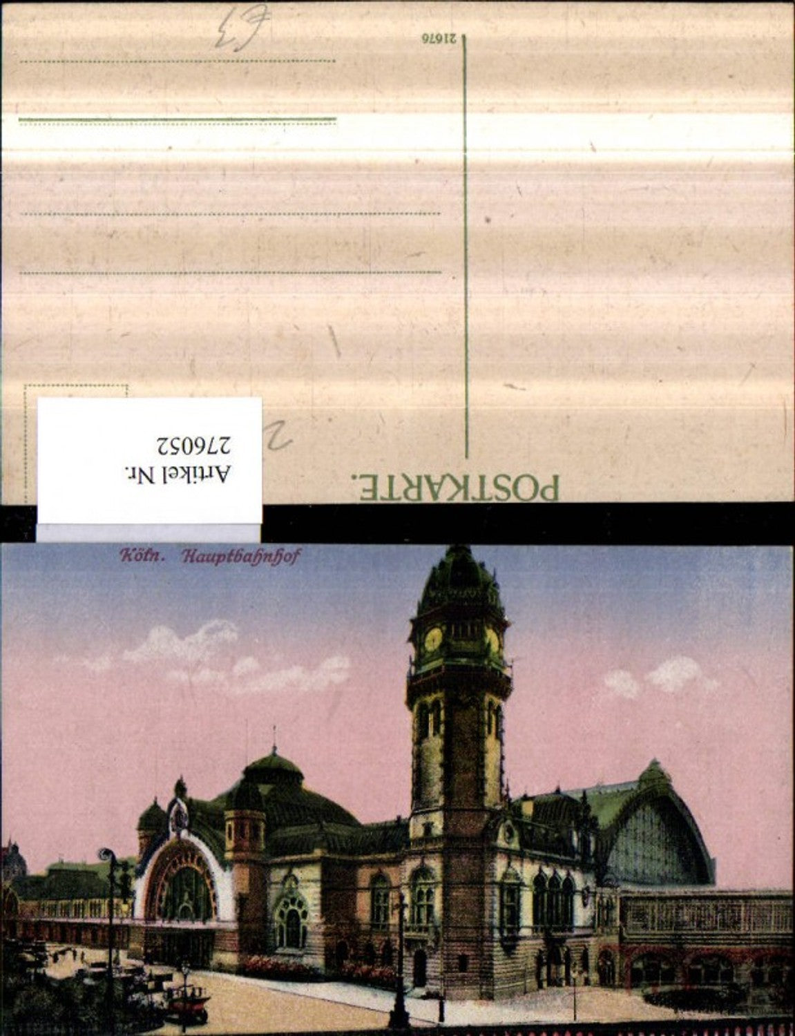 276052,Köln Hauptbahnhof Bahnhof