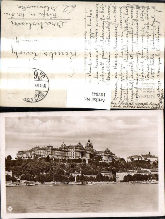 107841,Budapest Königliche Burg Schiff Dampfer Kiralyi var