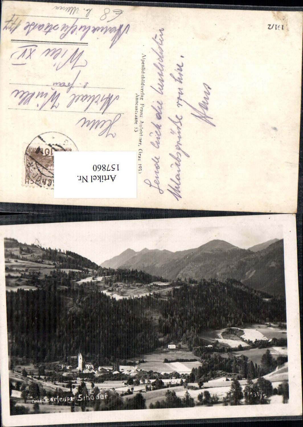 Alte Ansichtskarte – Old Postcard