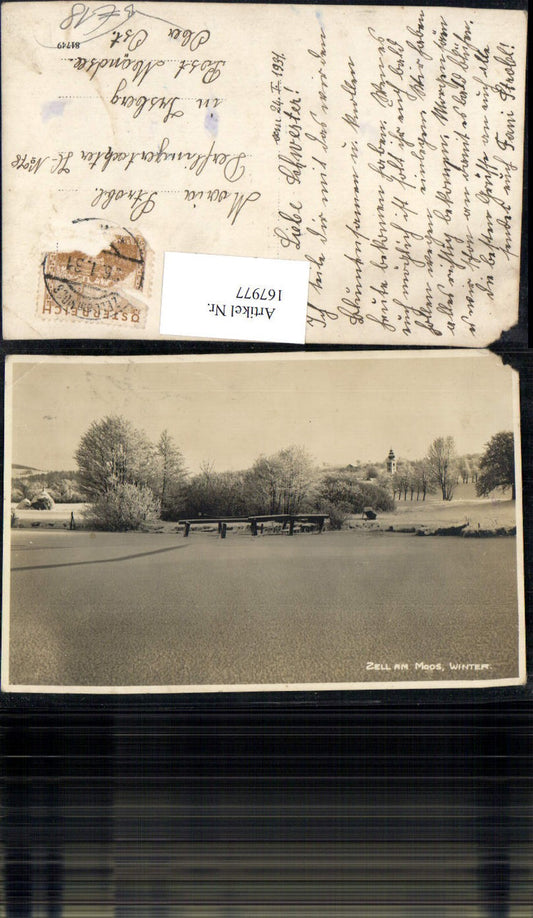167977,Zell am Moos Winterbild Irrsee