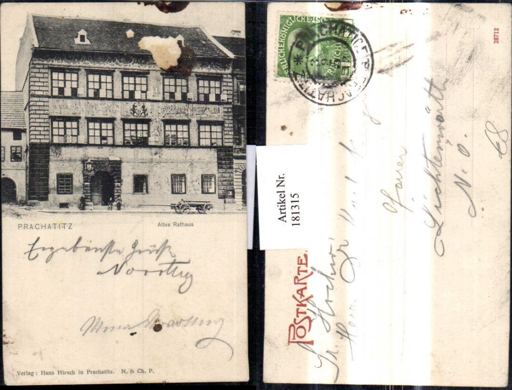 Alte Ansichtskarte – Old Postcard