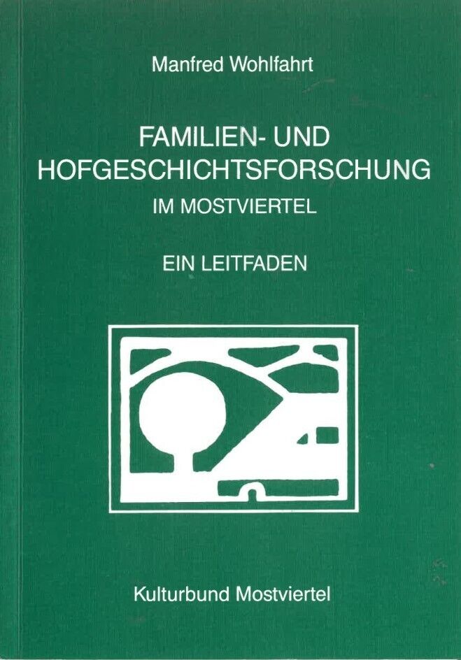 Manfred Wohlfahrt, Familien- u. Hofgeschichtsforschung im Mostviertel, Amstetten