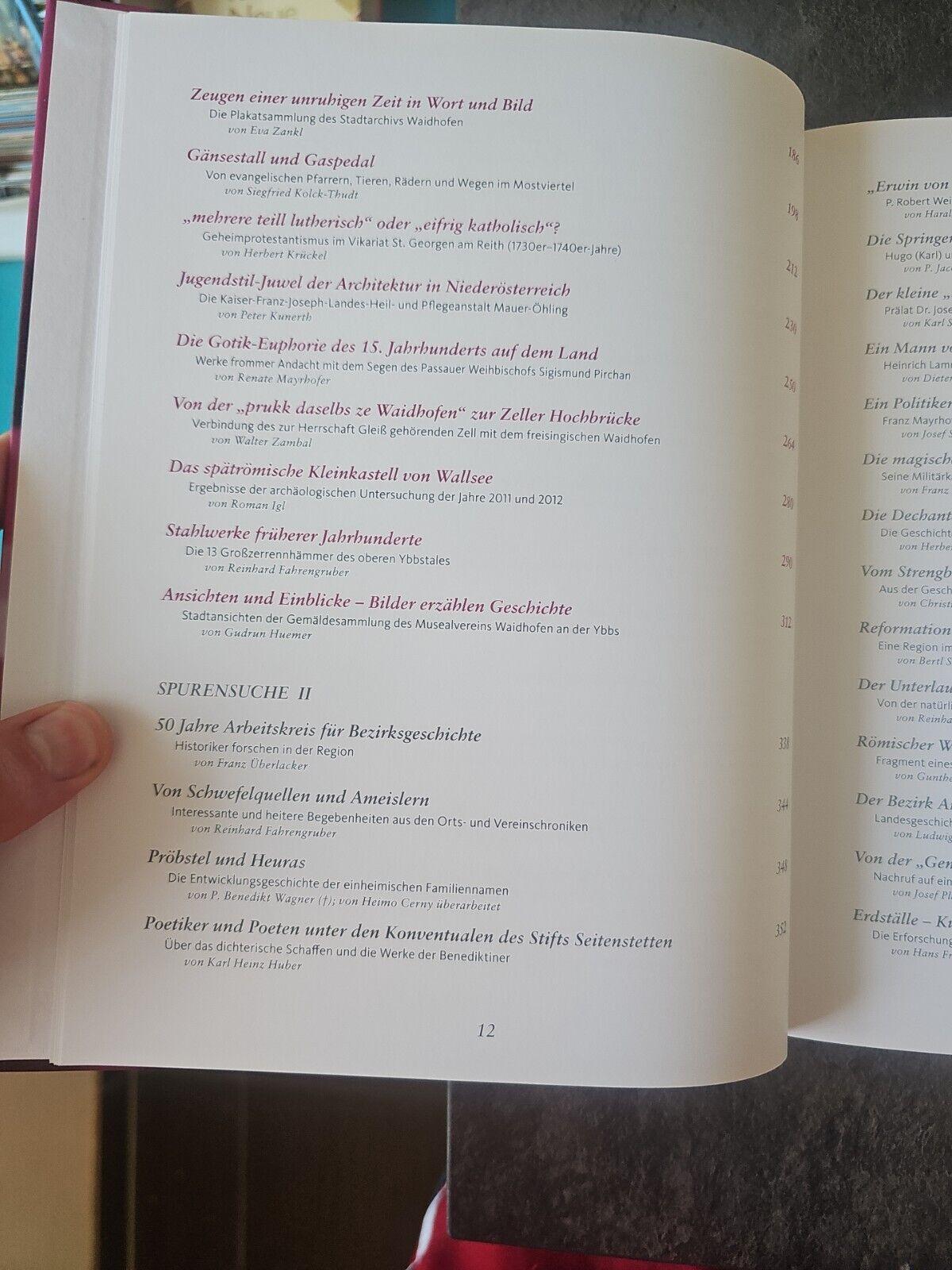 VEMOG (Hg.) Mosaiksteine. Spurensuche in der Mostviertler Geschichte 2012