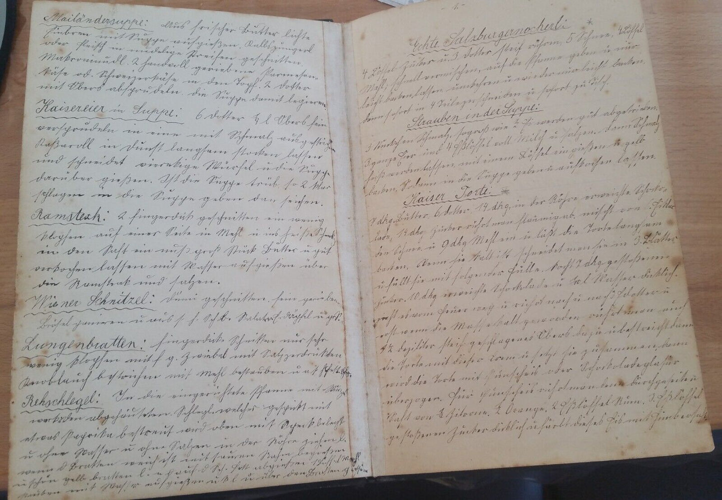 E-Book Originales Kochbuch um 1920 a. d. Mostviertel Amstetten m. orig. Rezepten