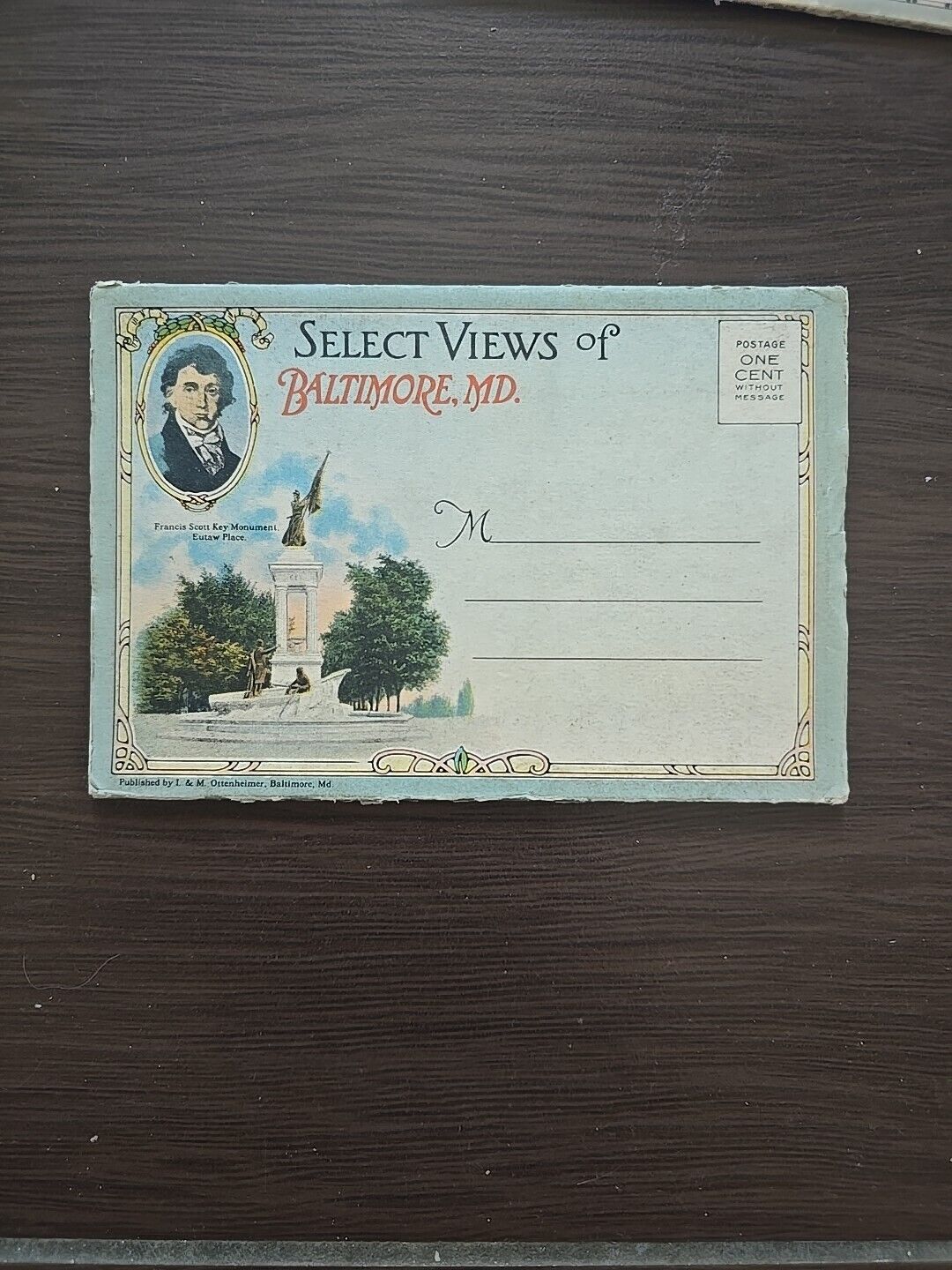 Leporello Selected Views Baltimore Maryland USA I & M. Baltimore