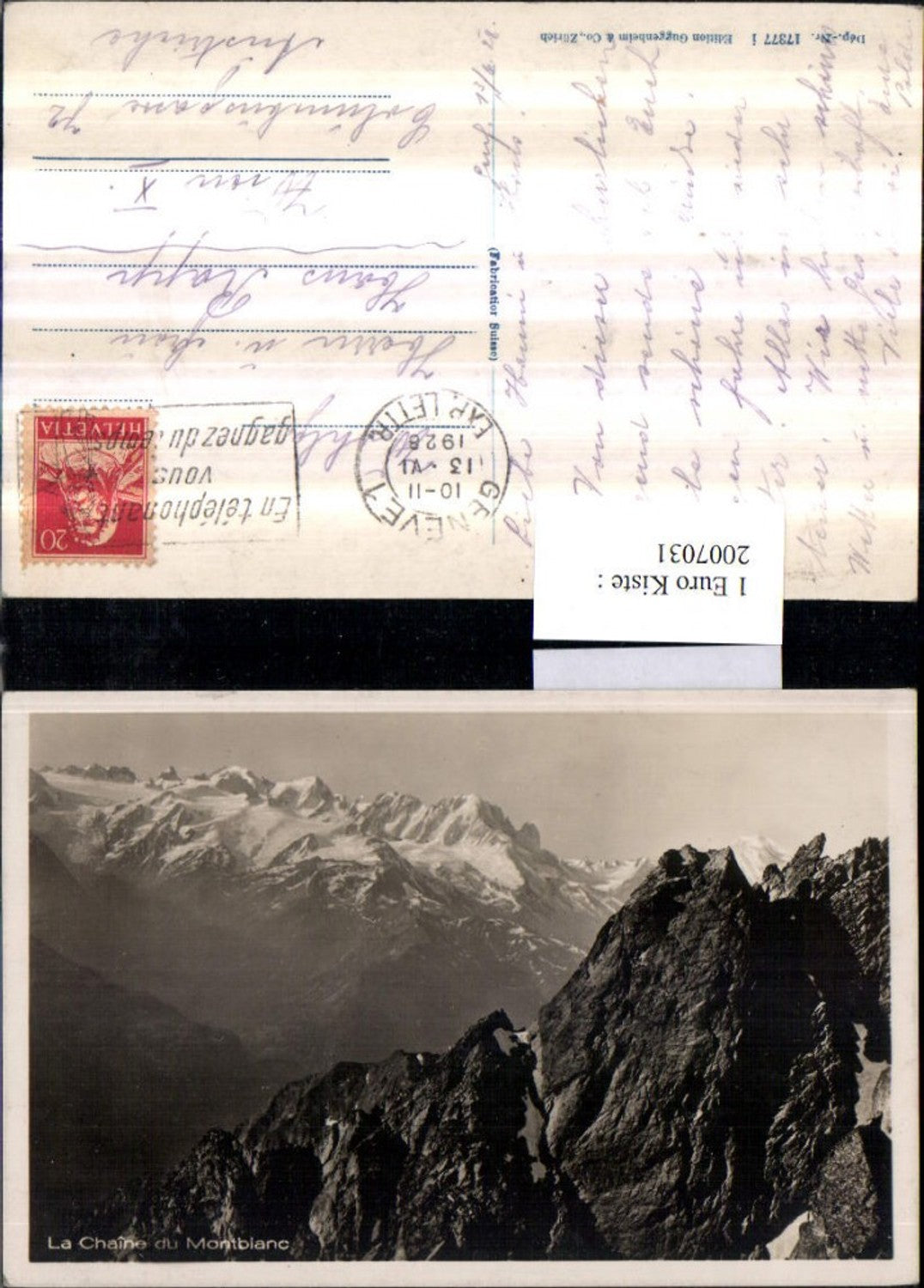 2007031,La Chaine du Mont-Blanc Bergkulisse