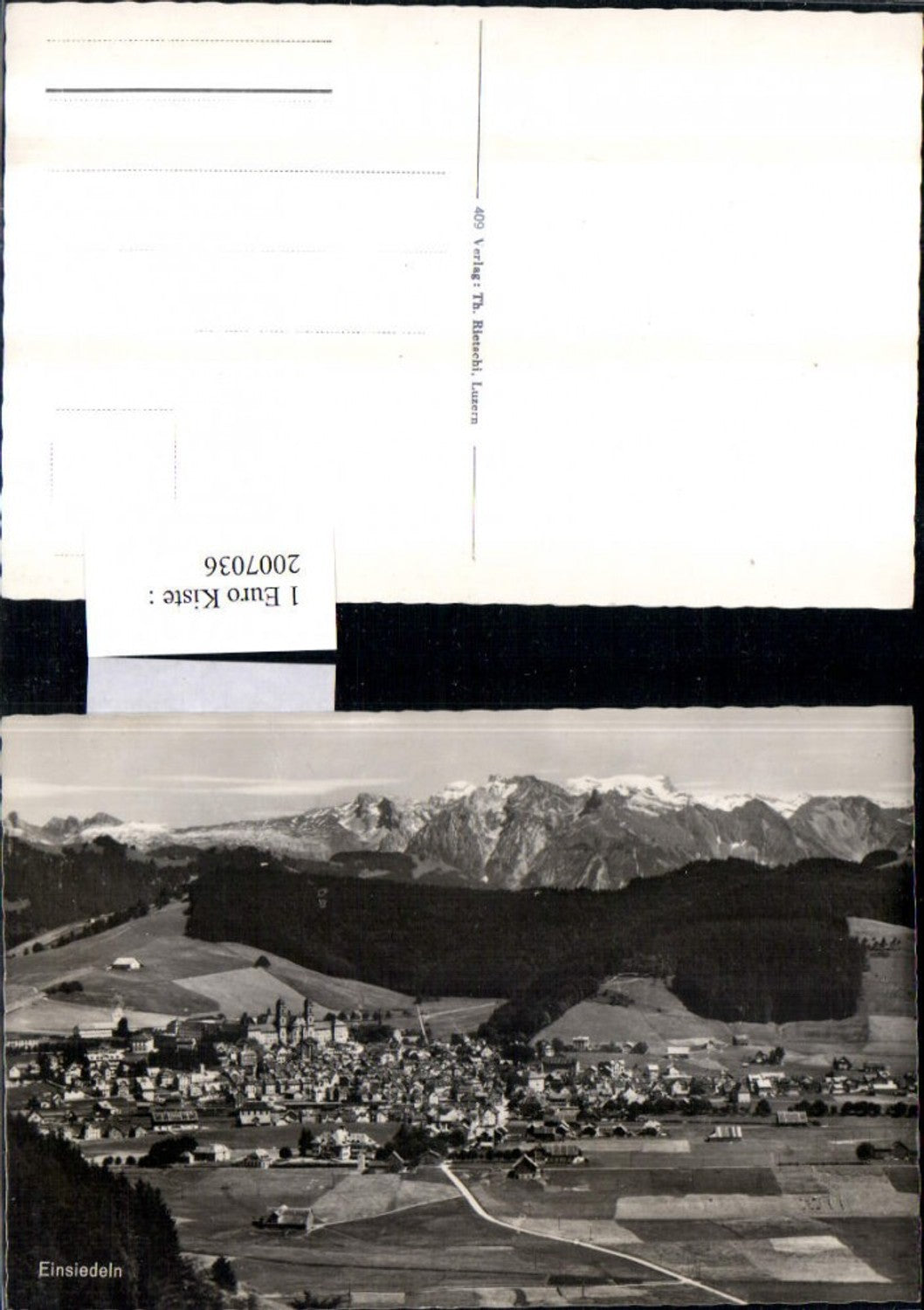 2007036,Einsiedeln Totale Bergkulisse