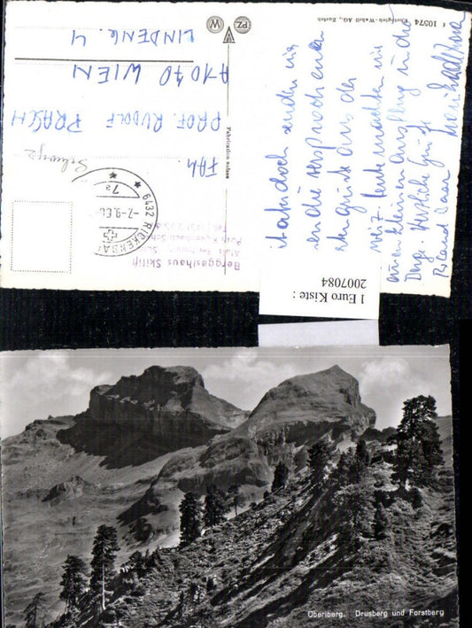 2007084,Oberiberg Drusberg u. Forstberg Bergkulisse Kt Schwyz