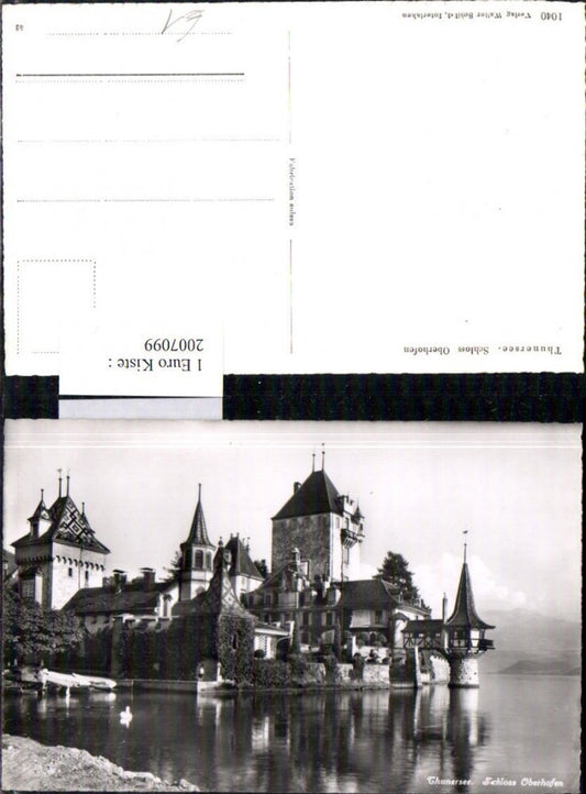2007099,Thunersee Schloss Oberhofen Kt Bern