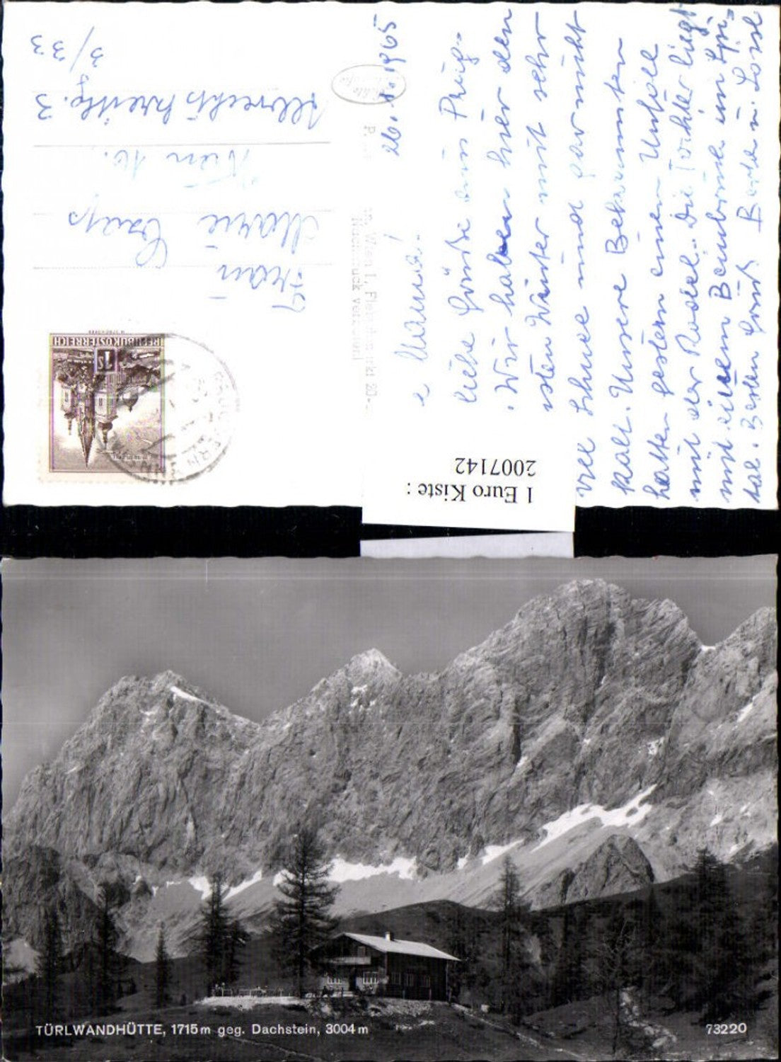 2007142,Türlwandhütte Berghütte geg. Dachstein Bergkulisse b. Obertraun