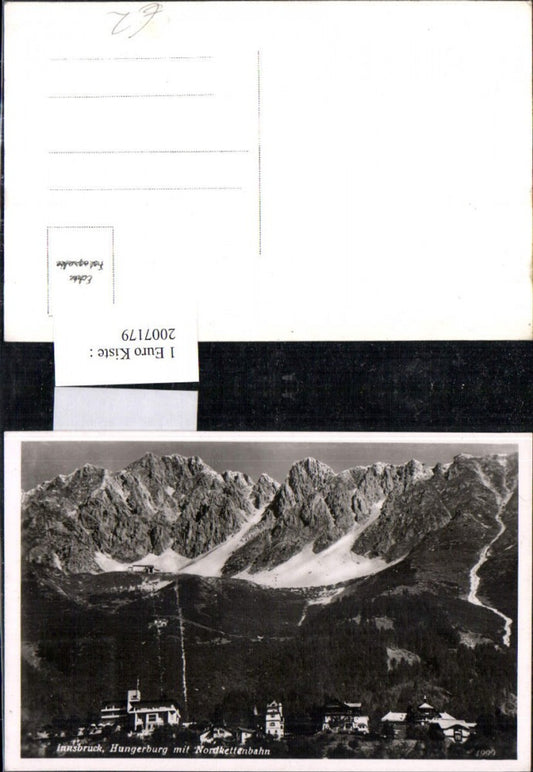 2007179,Innsbruck Hungerburg m. Nordkettenbahn Bergkulisse