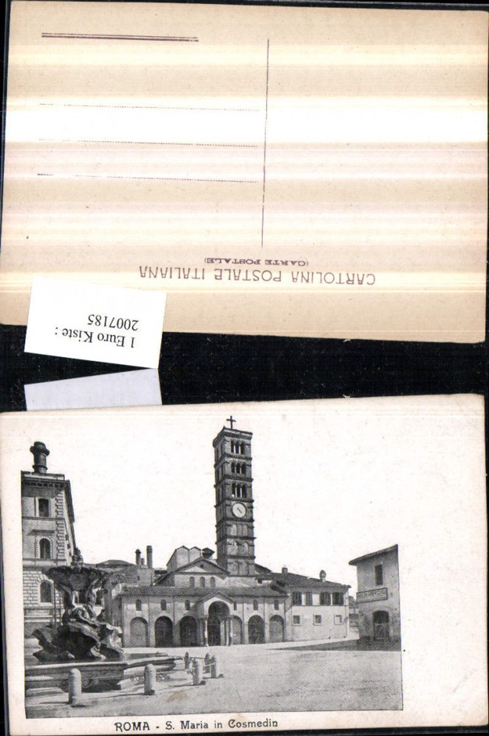 2007185,Roma Rom S. Maria in Cosmedin Kirche Brunnen