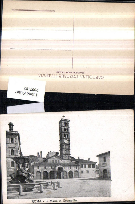 2007185,Roma Rom S. Maria in Cosmedin Kirche Brunnen