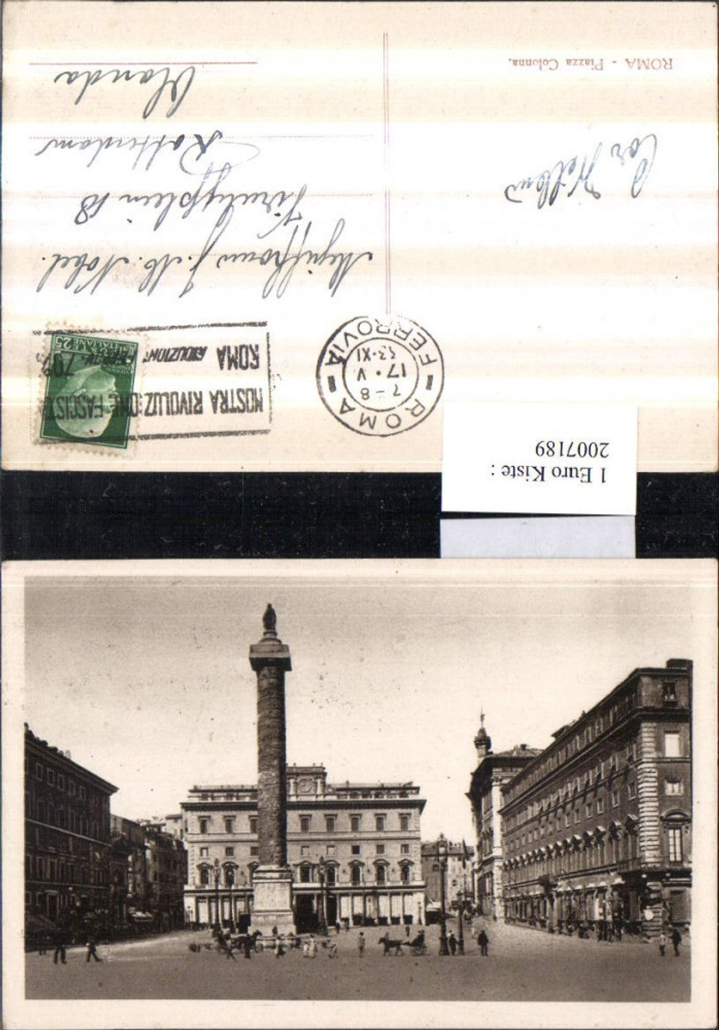 2007189,Roma Rom Piazza Colonna Säule