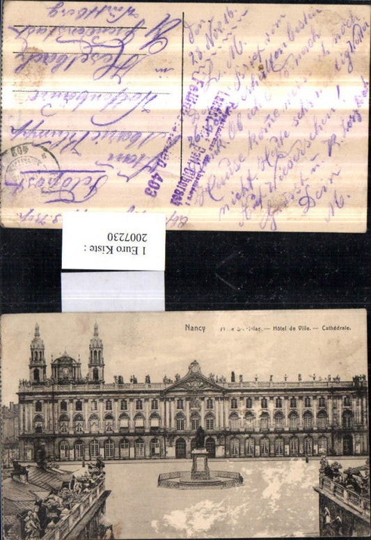 2007230,Nancy Hotel de Ville Cathedrale Kirche Gebäude Denkmal