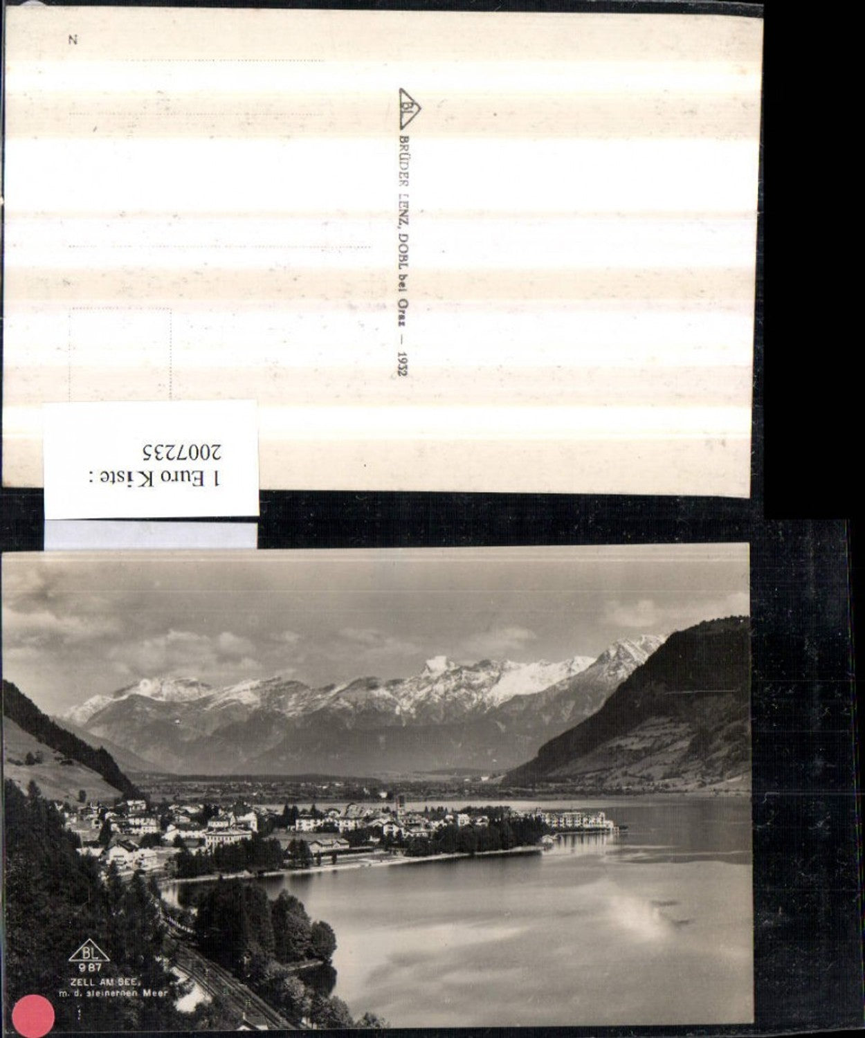 2007235,Zell am See Totale m. d. Steinernen Meer Bergkulisse