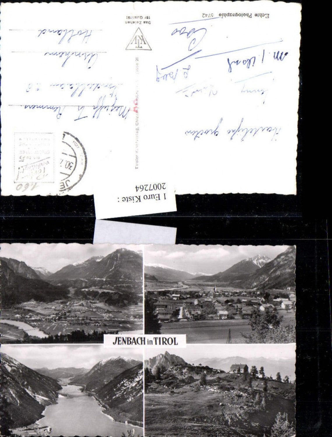 2007264,Jenbach in Tirol Totale Berghütte Bergkulisse Mehrbildkarte