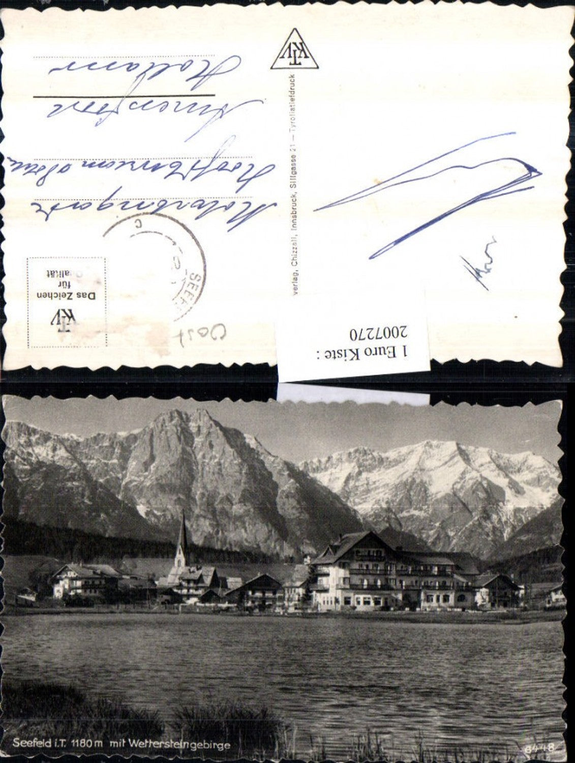 2007270,Seefeld in Tirol Teilansicht m. Wettersteingebirge Bergkulisse