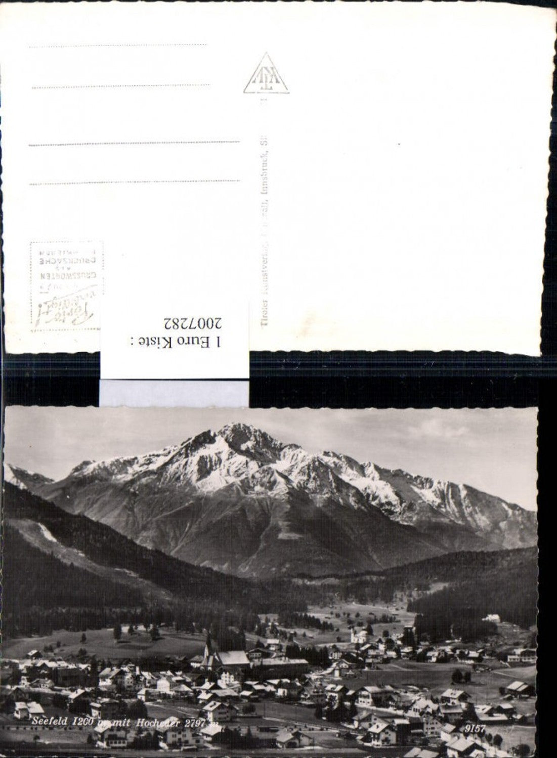 2007282,Seefeld in Tirol Totale m. Hocheder Bergkulisse