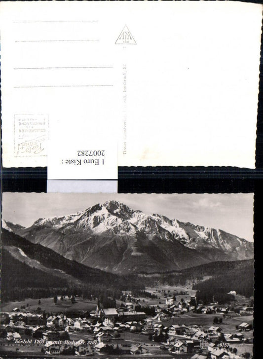 2007282,Seefeld in Tirol Totale m. Hocheder Bergkulisse