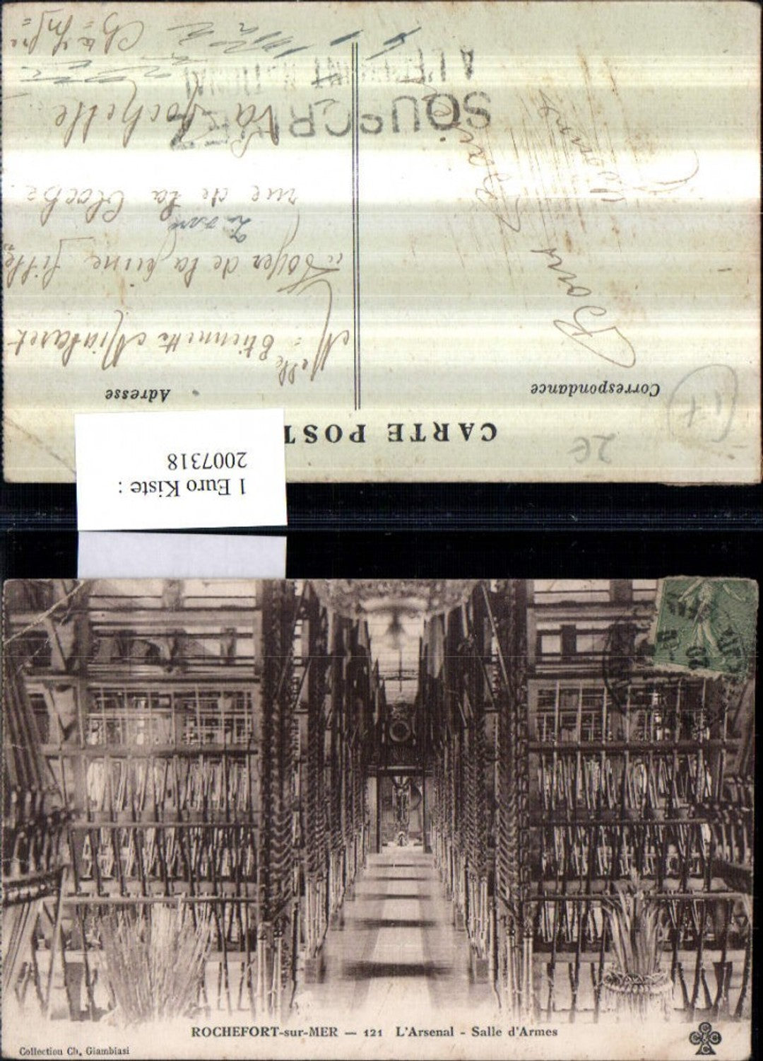 2007318,Rochefort-sur-Mer L'Arsenal Salle d'Armes Innenansicht