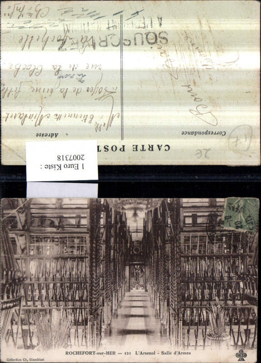 2007318,Rochefort-sur-Mer L'Arsenal Salle d'Armes Innenansicht
