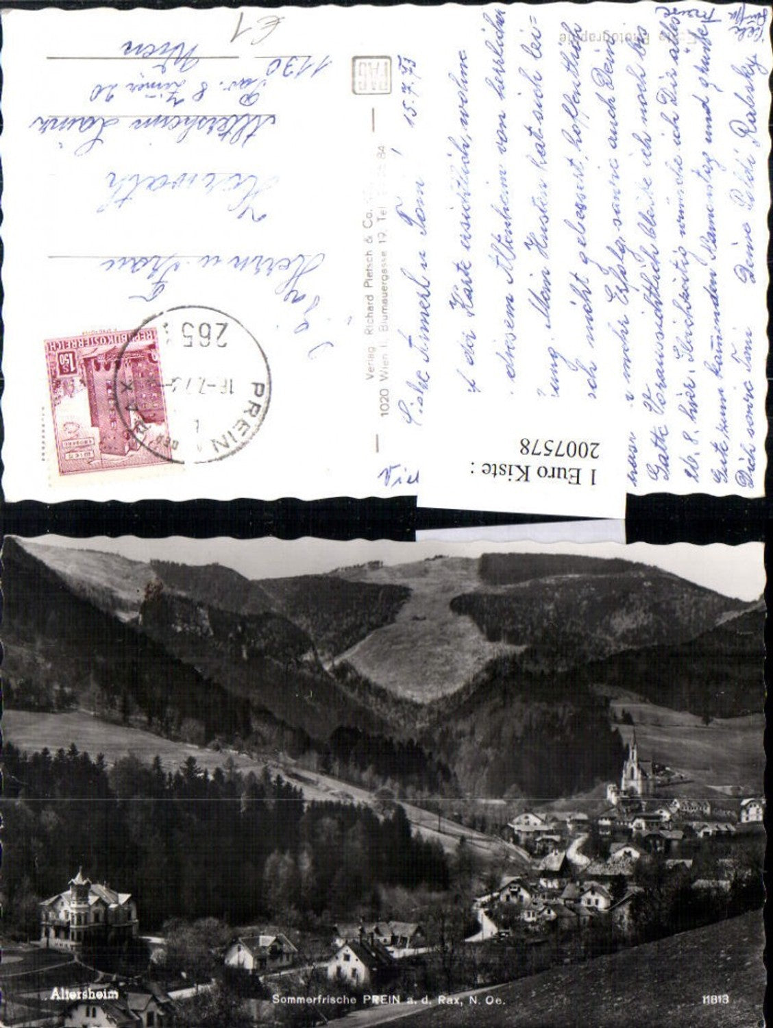 2007578,Prein an d. Rax Totale m. Altersheim