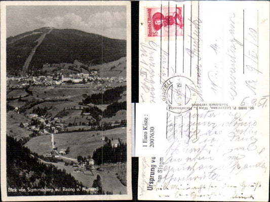 2007630,Blick von Sigmundsberg auf Rasing u. Mariazell Totale