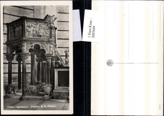 2007699,Pisa Battistero Pulpito di N. Pisano Motiv