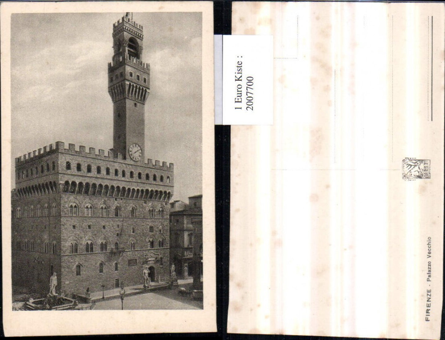 2007700,Firenze Florenz Palazzo Vechhio Gebäude Brunnen Turm
