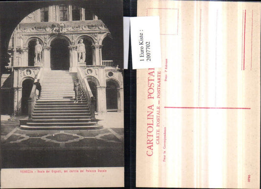 2007702,Venezia Venedig Scala di Giganti nel cortile del Palazzo Ducale Stiegen