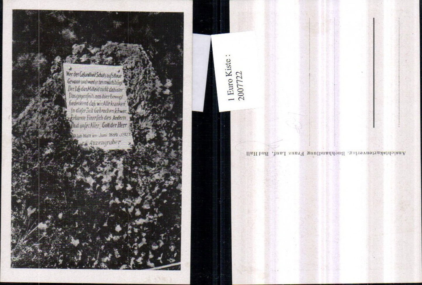 2007722,Foto AK Bad Hall Anzengruber Grabmal