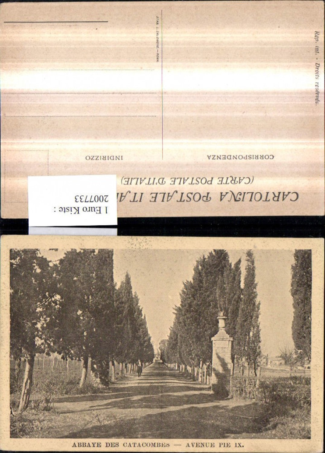2007733,Abbaye des Catacombes Avenue Pie Allee
