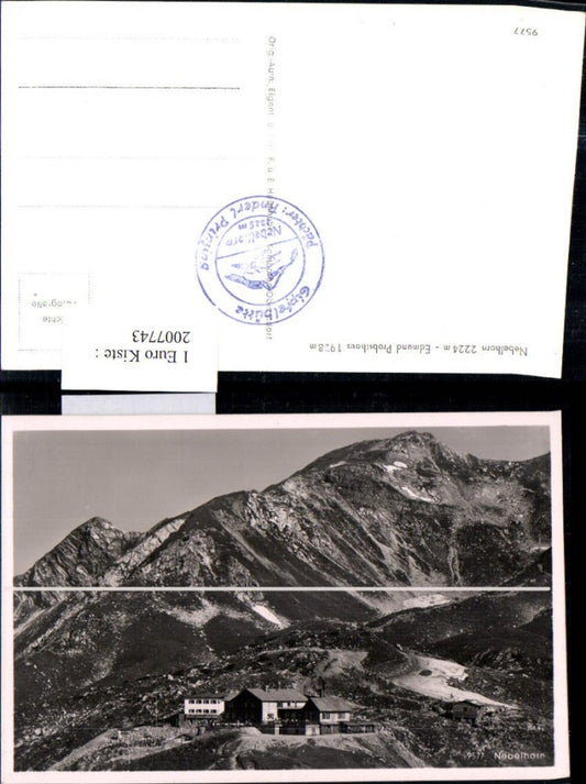 2007743,Nebelhorn Edmund Probsthaus Berghütte Bergkulisse