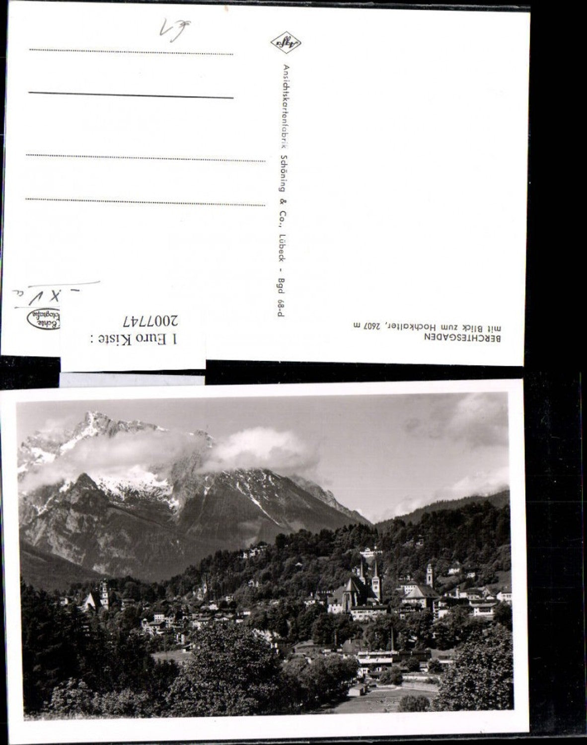 2007747,Berchtesgaden Totale m. Blick zum Hochkalter Bergkulisse
