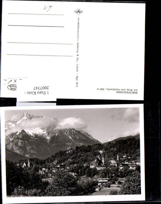 2007747,Berchtesgaden Totale m. Blick zum Hochkalter Bergkulisse
