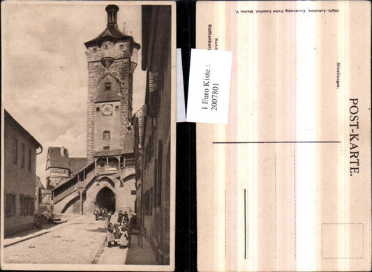 2007801,Rothenburg ob d. Tauber Klingentor Turm