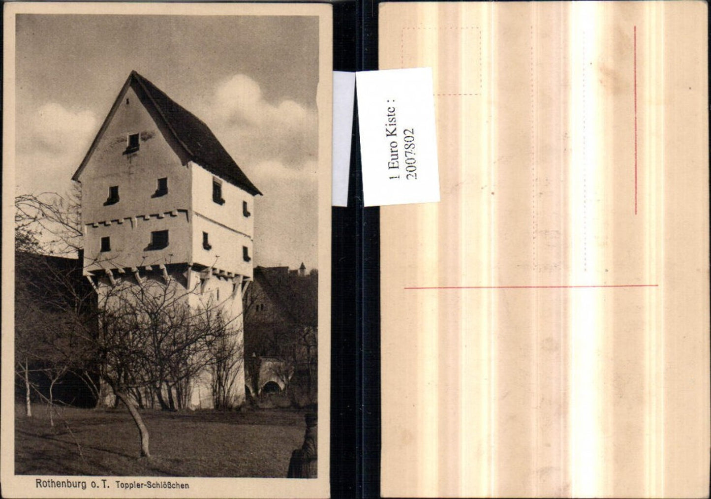 2007802,Rothenburg ob d. Tauber Toppler-Schlösschen