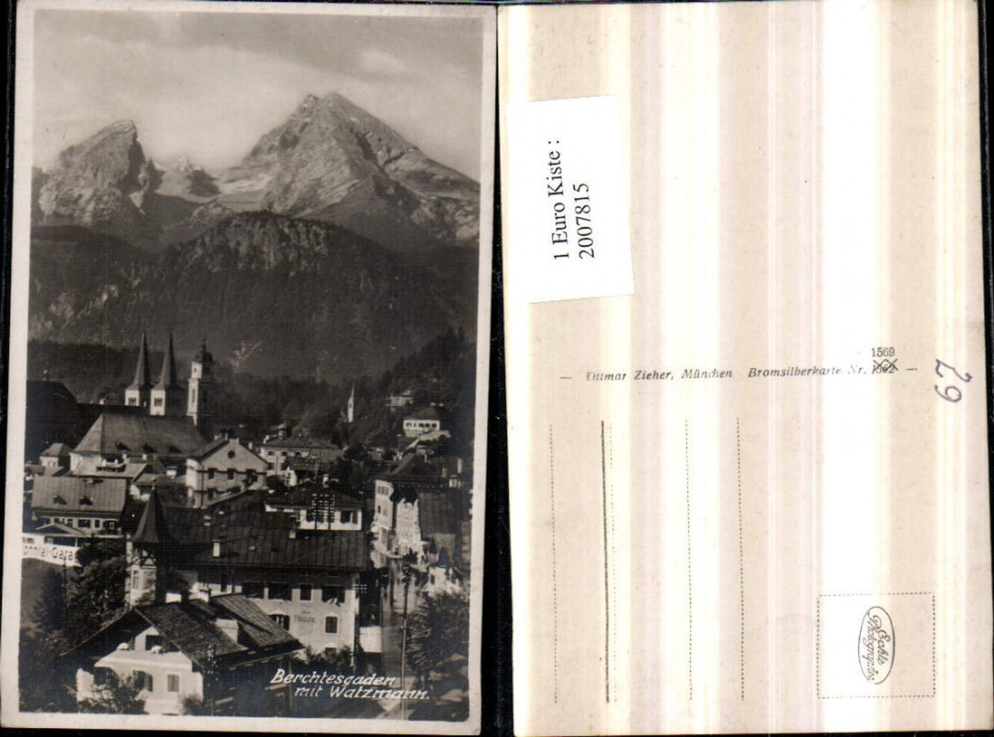 2007815,Berchtesgaden Totale m. Watzmann Bergkulisse