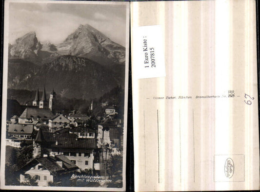 2007815,Berchtesgaden Totale m. Watzmann Bergkulisse