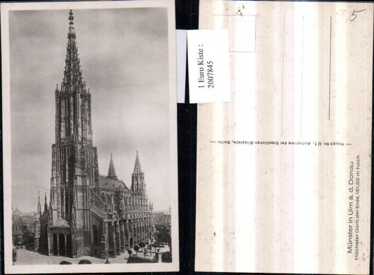 2007845,Ulm an d. Donau Münster Dom