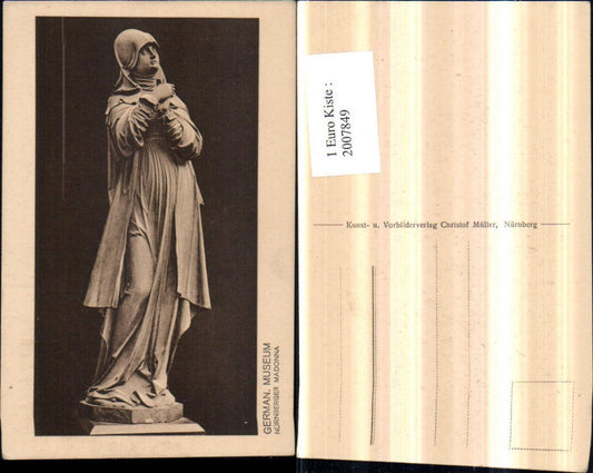 2007849,Germanisches Museum Nürnberger Madonna Statue