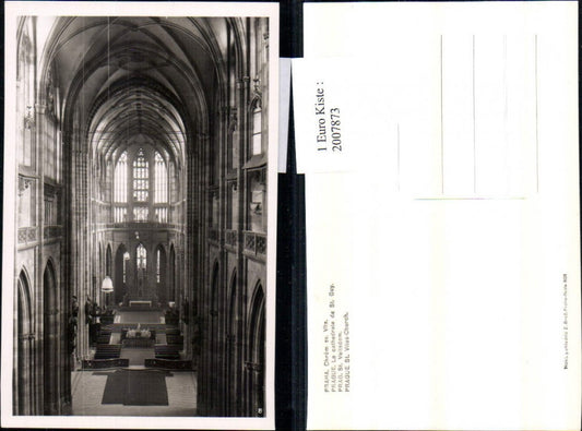 2007873,Praha Prag St. Veitsdom Kirche Innenansicht