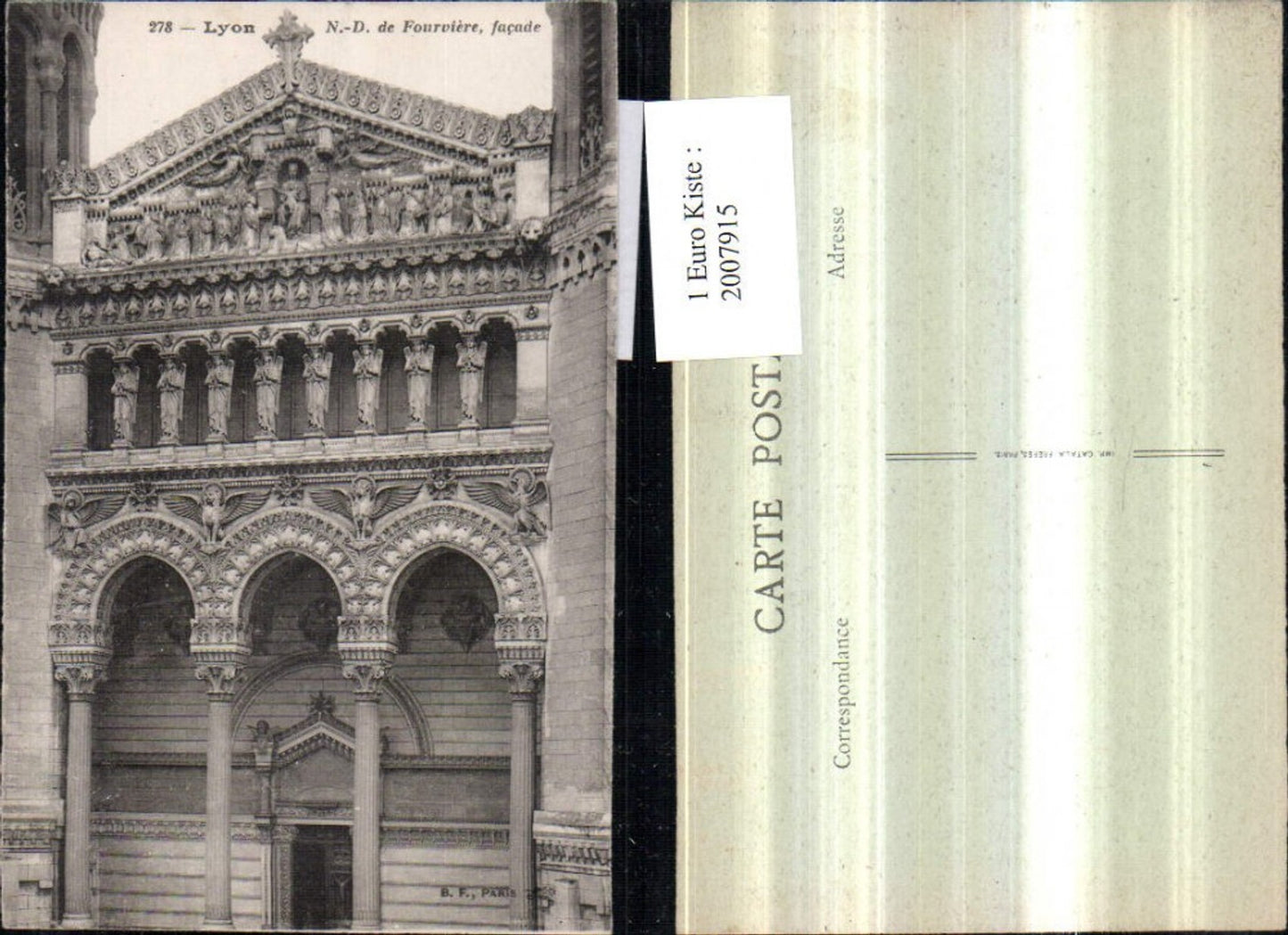 2007915,Lyon N.-D. De Fourviere Kirche facade