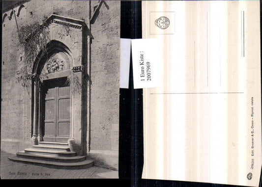 2007969,San Remo Porta S. Siro Portal Kirche