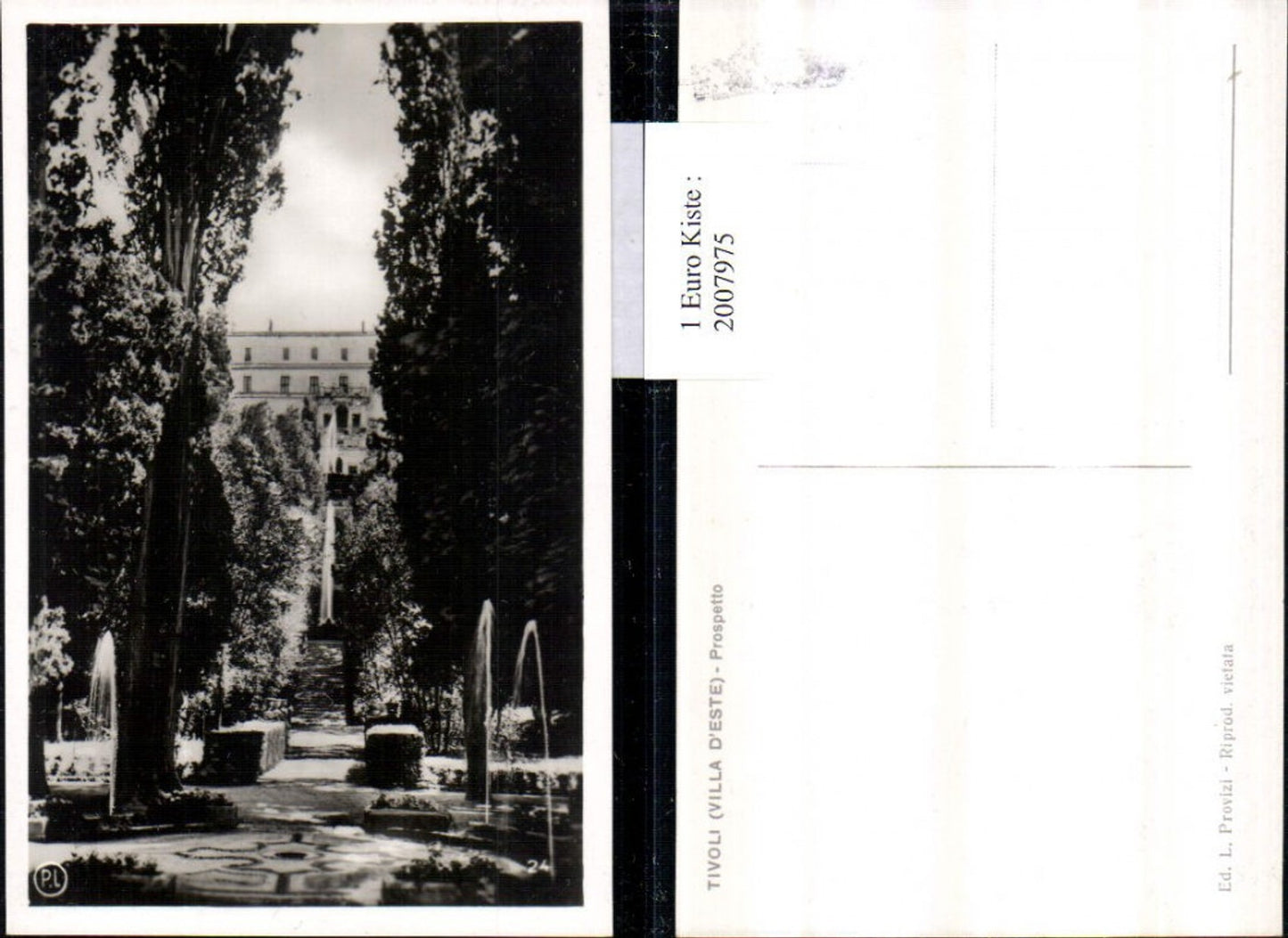 2007975,Tivoli Villa d'Este Prospetto Garten Fontänen